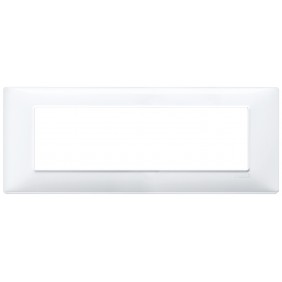Vimar Plana placca 7 moduli colore bianco 14657.01