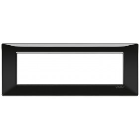 Vimar Plana placca 7 moduli colore nero 14657.05