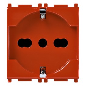 Vimar Plana Schuko socket 10/16A red 14210.R