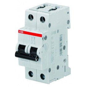 ABB magnetotermico 2 moduli 2 poli 4,5KA 6A...