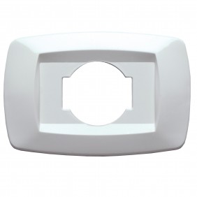 Master modì placca bianco per presa unel schuko...