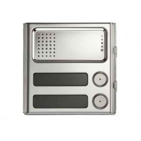 Urmet modulo Sinthesi Steel 2 pulsanti e posto...