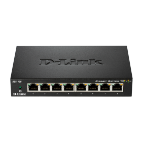 Conmutador Dlink METALBOX 870 DGS-108 de 8 puertos 10/100/1K