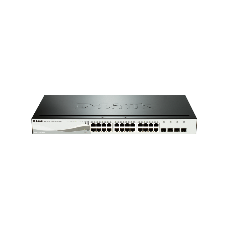 Switch Dlink 12+12POE+4SFP 10/100/1K 870 DGS-1210-24P