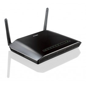Dlink Router ADSL2+ 4LAN+WLAN 300MBP 870 DSL-2750B