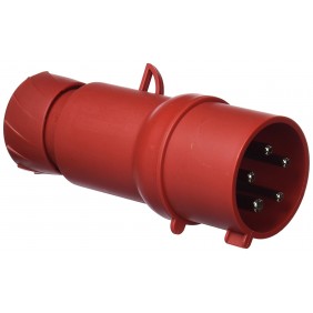 Spina Schneider industriale mobile 3X32A+NT 400V IP44 rossa PKX32M435