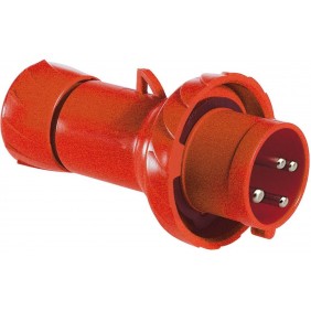 Spina Schneider industriale mobile 3X32A+T 400V IP67 rossa PKX32M734