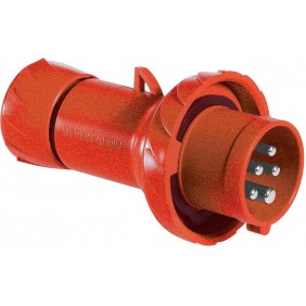 Spina Schneider industriale mobile 3X32A+NT 400V IP67 rossa PKX32M735