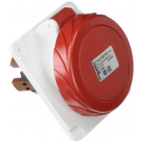 Presa Schneider industriale incasso 3X16A+NT 400V rossa  PKY16F735