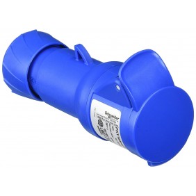 Presa Schneider industriale mobile 2X32A+T 230V IP44 rossa  PKY32M423