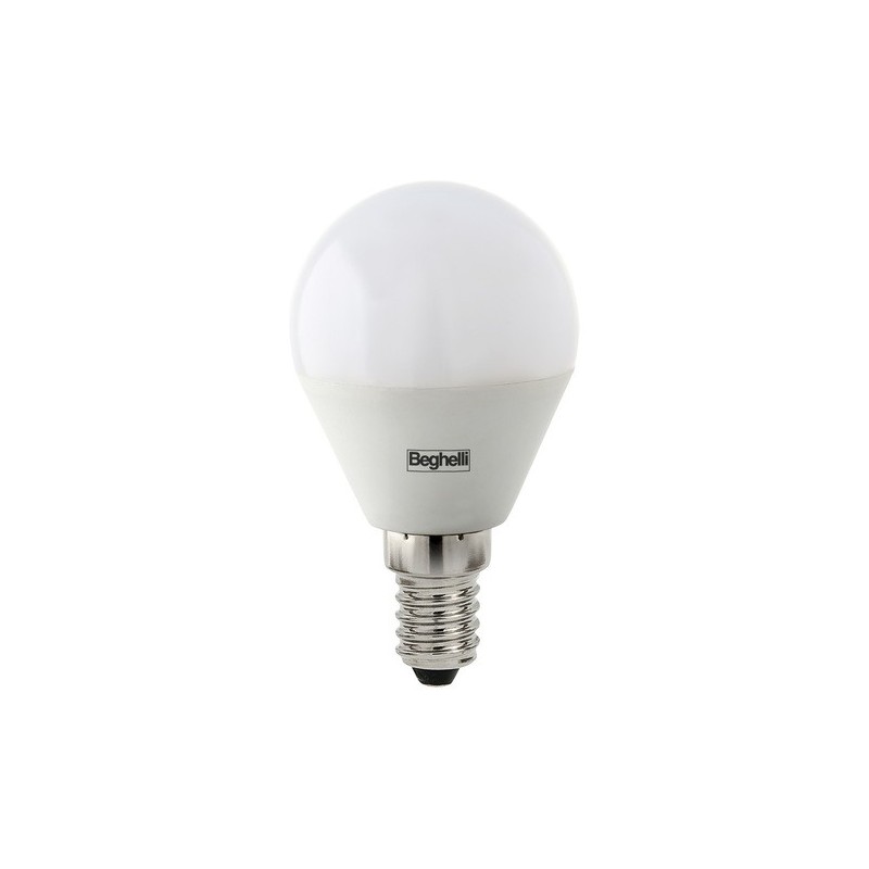 Bombilla Beghelli Sfera LED E14 5W 6500K luz blanca 56987