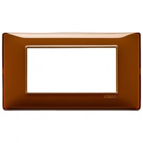 Plaque de Vimar Plana 4 modules Réflexe de...