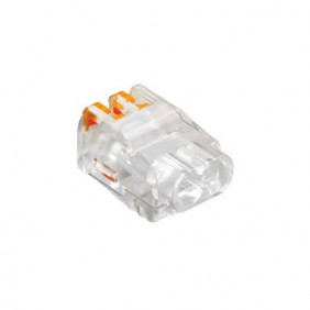 Abrazadera de Obo Bettermann, sin necesidad de tornillos 2 X 0,2A2,5MMQ 2054450