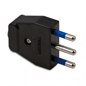 Clavija maestra 2x16A+E color negro 05160