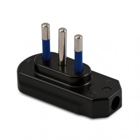 Master fiche plate 2x10A+E couleur noir 05410