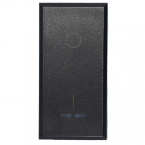 Imterruttore Bipolare Ave Tekla 2P 16AX colore nero 445010