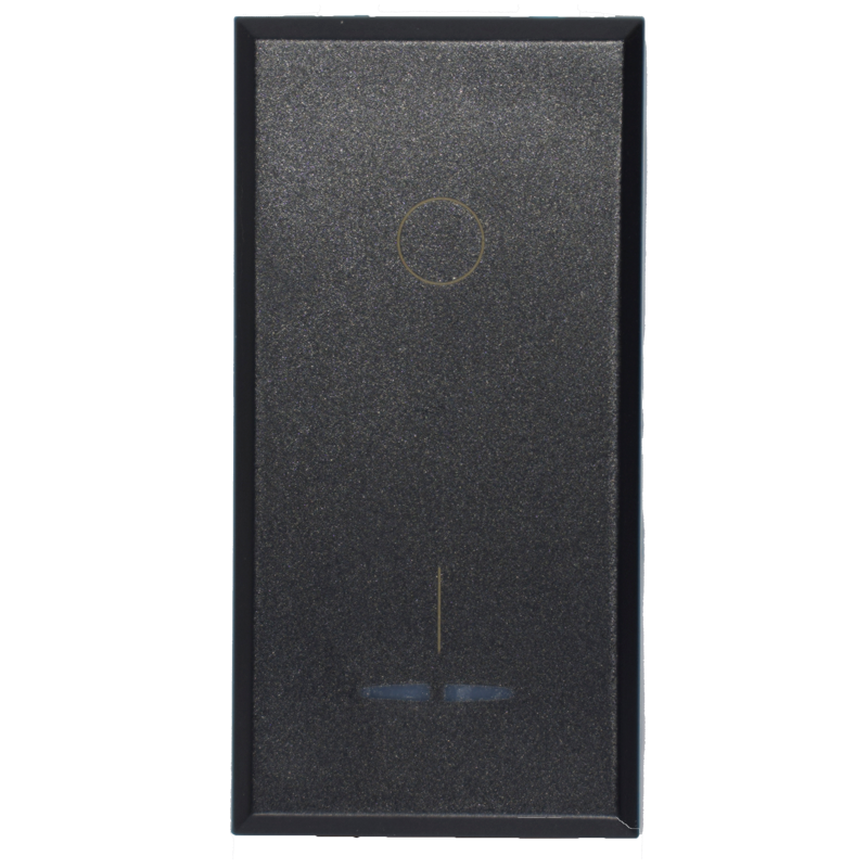 Imterruttore Bipolare Ave Tekla 2P 16AX colore nero 445010