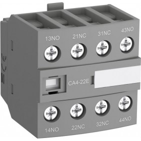 ABB auxiliary contacts block 2NO+2NC front panel CA422E