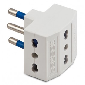 Master 2P+E 16A Dreifach-Bipass-Adapter 05661