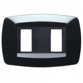 Master Modì for Bticino plate 2 modules black...