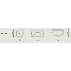 Applique Augenti Meridian bronzo antico LED 13W...