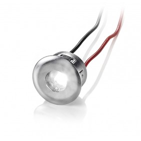 Faretto LED Nobile ad incasso cromato LED 1W...