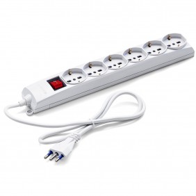 Multipresa Master a 6 uscite universali e...