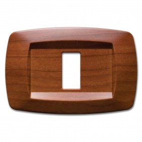 Placca Master modi 1 posto ciliegio MD411