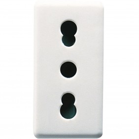 Gewiss System prise à deux pas 10/16A GW20203