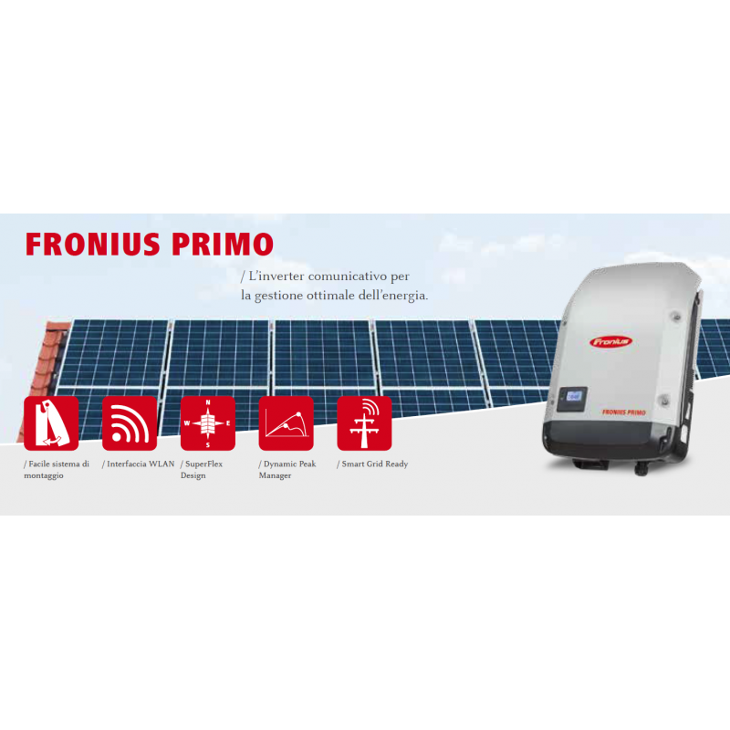 Fronius Primo 6.0 KW Luz 2MPP IP65 4.210.063