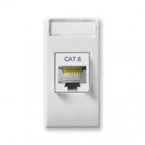 Socket Network LAN Ave Domus System 44 RJ45 cat6 UTP 441027C6