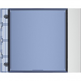 Bticino front panel Allmetal finish 352201