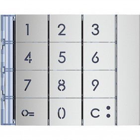 Clavier frontal Bticino Finition Allmetal 353001