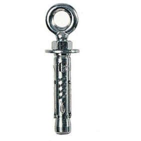 Tassello in acciaio Fischer con occhiello...