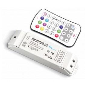 La unidad de control Ledco y control remoto RF...