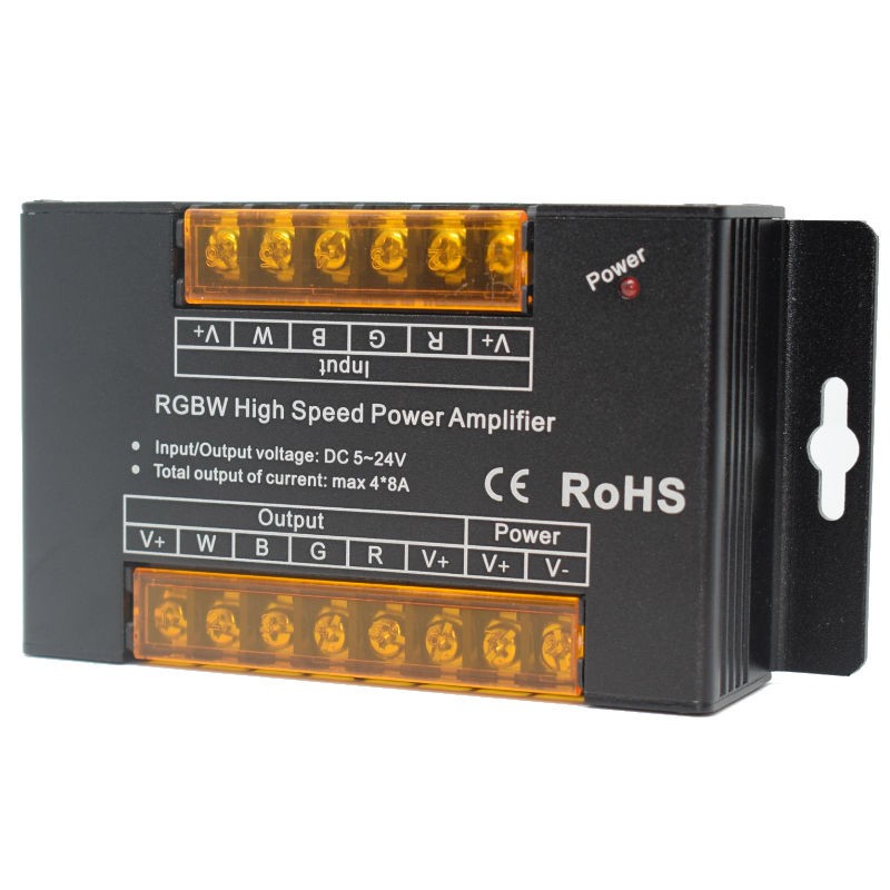 Amplificatore LED Ledco per centralina RGB.W 12/24V CT410