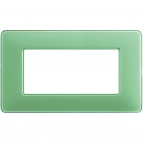 Placca Bticino Matix 4 moduli tè verde AM4804CVC