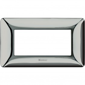 Placca Bticino Matix 4 moduli cromo lucido...