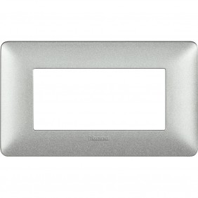 Placca Bticino Matix 4 moduli bianco calce...