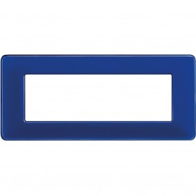 Plaque Bticino Matix 6 modules cobalt AM4806CBU