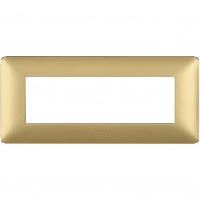 Plaque Bticino Matix 6 modules gold AM4806MGL