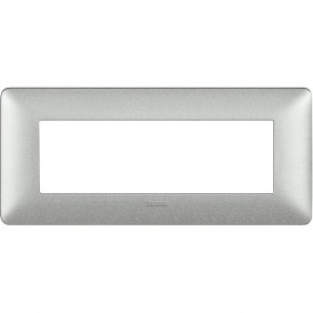 Plaque Bticino Matix 6 modules blanc chaux...