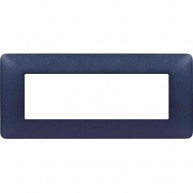 Placa Bticino Matix 6 módulos azul mercurio...