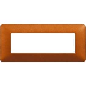 Placca Bticino Matix 6 moduli rosso terra...