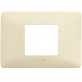 Abdeckrahmen Bticino Matix 2 Module zentriert elfenbein AM4819BAV
