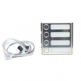 Urmet Sinthesi Stahl 4-Tasten-Modul 2VOICE 1158/84