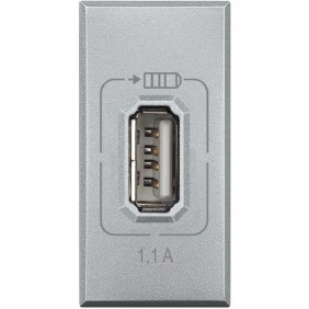 Bticino Axolute 1100 mA toma de carga USB HC4285C1