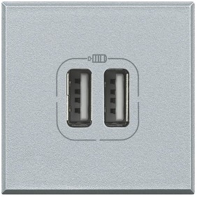 Presa Caricatore USB Bticino Axolute 2 Moduli...