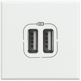 Bticino Axolute 2 USB charger socket HD4285C2