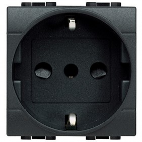 Bticino Livinglight prise schuko 2+T L4140